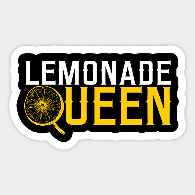 Lemonade Queen Sticker by TheBestHumorApparel